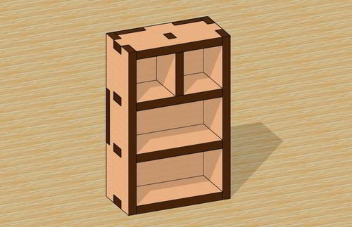 طرح برش لیزری مینیاتوری almirah - laser cut miniature almirah - برای دستگاه CNC چوب و لیزر (سی ان سی)
