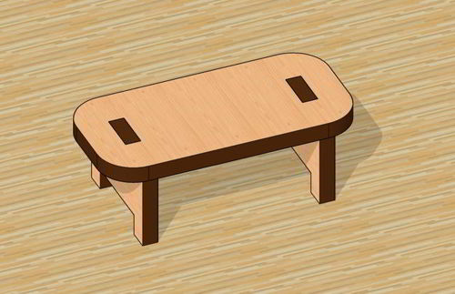 طرح قالب جدول مینیاتوری برش لیزری - laser cut miniature table template - برای دستگاه CNC چوب و لیزر (سی ان سی)