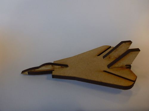 طرح هواپیمای جنگنده مینی اف تامکت با برش لیزری () - lasercut mini f14 tomcat fighter aircraft - برای دستگاه CNC چوب و لیزر (سی ان سی)