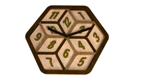 طرح ساعت مدرن برش لیزری وی ای - laser cut modern clock ve - برای دستگاه CNC چوب و لیزر (سی ان سی)