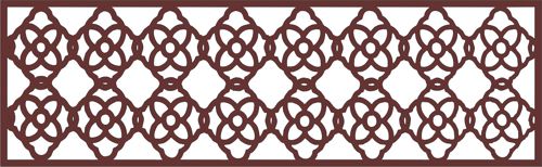 طرح برش لیزری پانل مدرن جالی جداکننده اتاق پارچه - laser cut modern panel jali room divider - برای دستگاه CNC چوب و لیزر (سی ان سی)