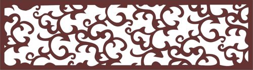 طرح جداکننده اتاق مدرن با پنل برش لیزری jali درز - laser cut modern panel room divider jali seamless - برای دستگاه CNC چوب و لیزر (سی ان سی)