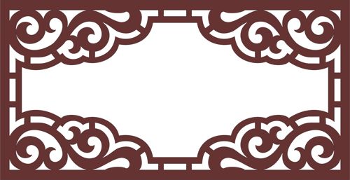 طرح پانل پارتیشن مدرن برش لیزری جداکننده اتاق حفظ حریم - laser cut modern privacy partition panel jali room divider - برای دستگاه CNC چوب و لیزر (سی ان سی)