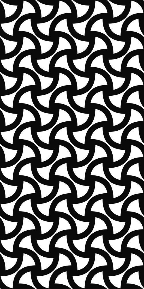 طرح برش لیزری تک رنگ درز منحنی شکل الگو - laser cut monochrome seamless curved shape pattern - برای دستگاه CNC چوب و لیزر (سی ان سی)