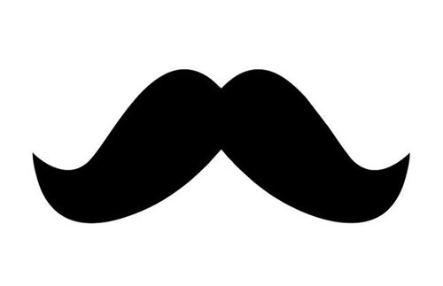 طرح سبیل برش لیزری سیلوئت - laser cut moustache silhouette - برای دستگاه CNC چوب و لیزر (سی ان سی)