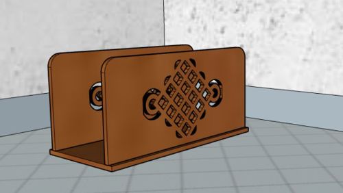طرح laser-cut-napkin-holder-for-kitchen-dining-table-tissue-paper-holder-napkin-stand-ve