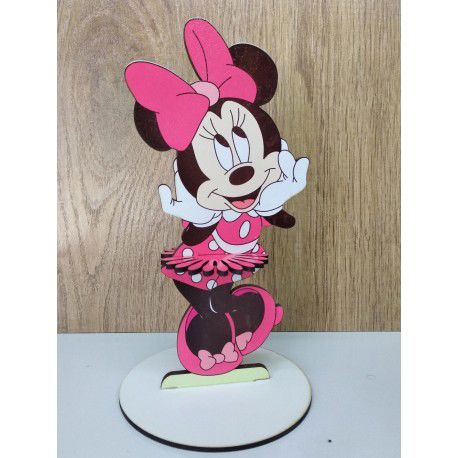 طرح جا دستی برش خورده با لیزر مینی موس - laser cut napkin holder minnie mouse ve - برای دستگاه CNC چوب و لیزر (سی ان سی)