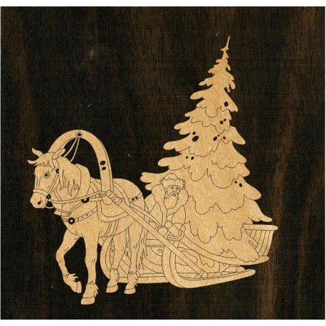 طرح برش لیزری تصویر سال نو قالب - laser cut new year illustration template ve - برای دستگاه CNC چوب و لیزر (سی ان سی)