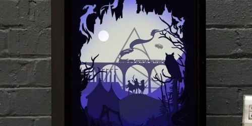 طرح چراغ قوه برش لیزری هری پاتر مدل harry potter lamp decor - laser cut nighlamp harry potter lamp decor - برای دستگاه CNC چوب و لیزر (سی ان سی)