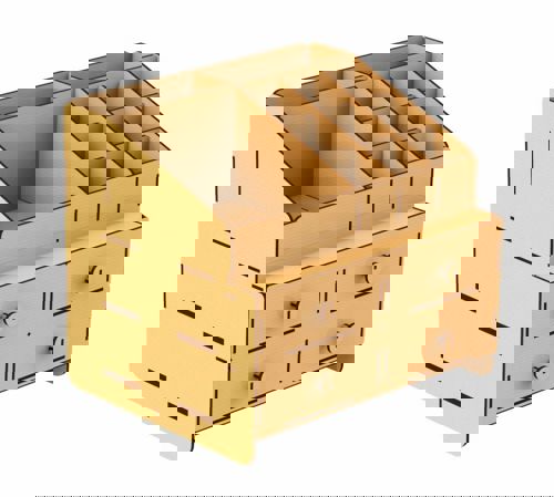 طرح برش لیزری سازمان‌دهنده پازل وکتور - laser cut organizer puzzle vector ve - برای دستگاه CNC چوب و لیزر (سی ان سی)