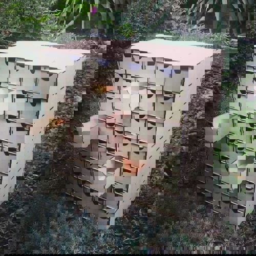 طرح سازمان‌دهنده برش لیزری با کشوها 3D پازل - laser cut organizer with drawers 3d puzzle ve - برای دستگاه CNC چوب و لیزر (سی ان سی)