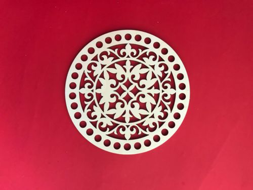 طرح نمونه طرح برش لیزری زیورآلات cnc router - laser cut ornament design cnc router sample - برای دستگاه CNC چوب و لیزر (سی ان سی)