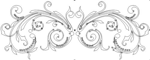 طرح برش لیزری طرح - laser cut pattern design 0025 - برای دستگاه CNC چوب و لیزر (سی ان سی)