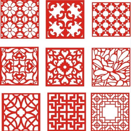 طرح الگوی برش لیزری صفحه - laser cut pattern screen 111 ve - برای دستگاه CNC چوب و لیزر (سی ان سی)