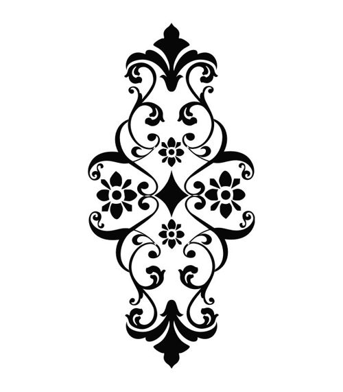 طرح برش لیزری الگو استنسیل طراحی - laser cut pattern stencil design - برای دستگاه CNC چوب و لیزر (سی ان سی)