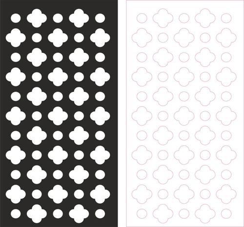 طرح الگوی برش لیزری وکتور - laser cut pattern vector - برای دستگاه CNC چوب و لیزر (سی ان سی)