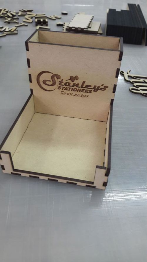 طرح برش لیزری قلم کاغذ نگهدارنده mm - laser cut pen paper holder 3mm - برای دستگاه CNC چوب و لیزر (سی ان سی)