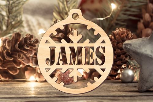 طرح برش لیزری عروسک کریسمس تزئینی لباس - laser cut personalized bauble christmas ornament ve - برای دستگاه CNC چوب و لیزر (سی ان سی)