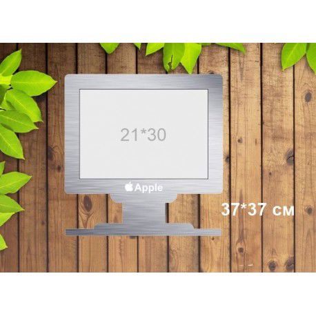 طرح قاب عکس برش لیزری روی مانیتور قاب - laser cut photo frame on a monitor ve - برای دستگاه CNC چوب و لیزر (سی ان سی)