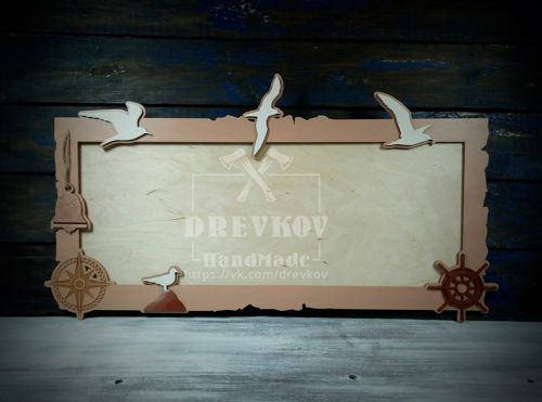 طرح قاب عکس برش لیزری وکتور - laser cut photo frame vector ve - برای دستگاه CNC چوب و لیزر (سی ان سی)