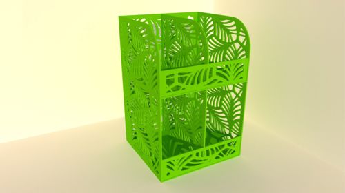 طرح برش پلاستیکی انبارش با لیزر - laser cut plastic storage ve - برای دستگاه CNC چوب و لیزر (سی ان سی)