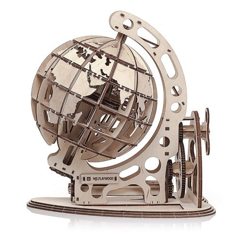 طرح تخته سه لا برش لیزری کره کره - laser cut plywood globe ve - برای دستگاه CNC چوب و لیزر (سی ان سی)