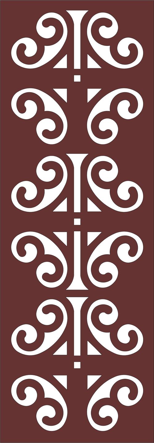طرح پنجره پارتیشن حریم خصوصی برش لیزری الگو - laser cut privacy partition window jali pattern - برای دستگاه CNC چوب و لیزر (سی ان سی)