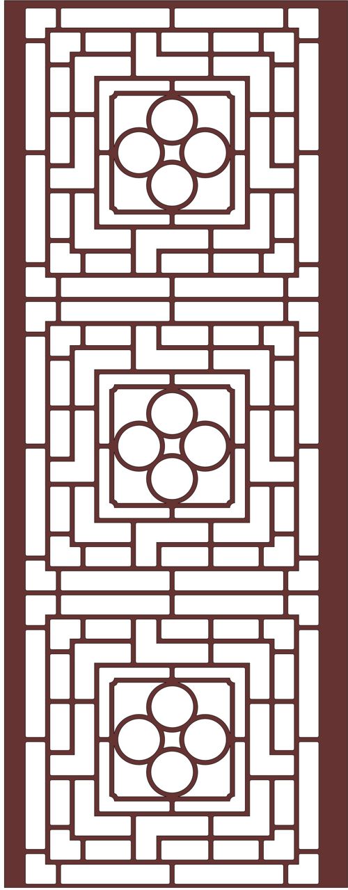 طرح برش لیزری پارتیشن حریم پنجره jali round - laser cut privacy partition window jali round - برای دستگاه CNC چوب و لیزر (سی ان سی)
