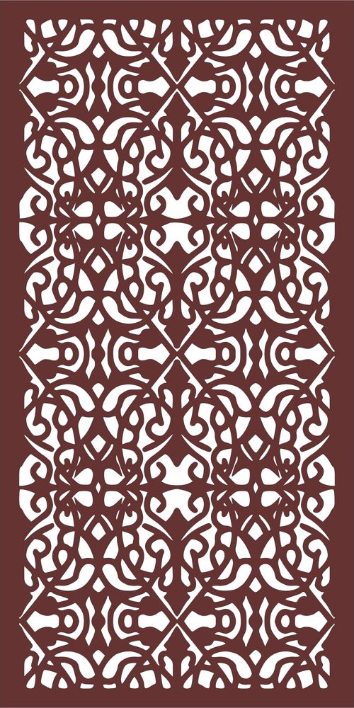 طرح پنجره پارتیشن حریم خصوصی برش لیزری گرد درز طراحی - laser cut privacy partition window jali round seamless design - برای دستگاه CNC چوب و لیزر (سی ان سی)