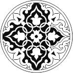طرح برش لیزری پارتیشن پنجره شبکه گرد الگو - laser cut privacy partition window lattice round pattern - برای دستگاه CNC چوب و لیزر (سی ان سی)