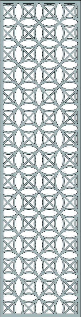 طرح برش لیزری پارتیشن پنجره مشبک درز طراحی - laser cut privacy partition window lattice seamless design - برای دستگاه CNC چوب و لیزر (سی ان سی)