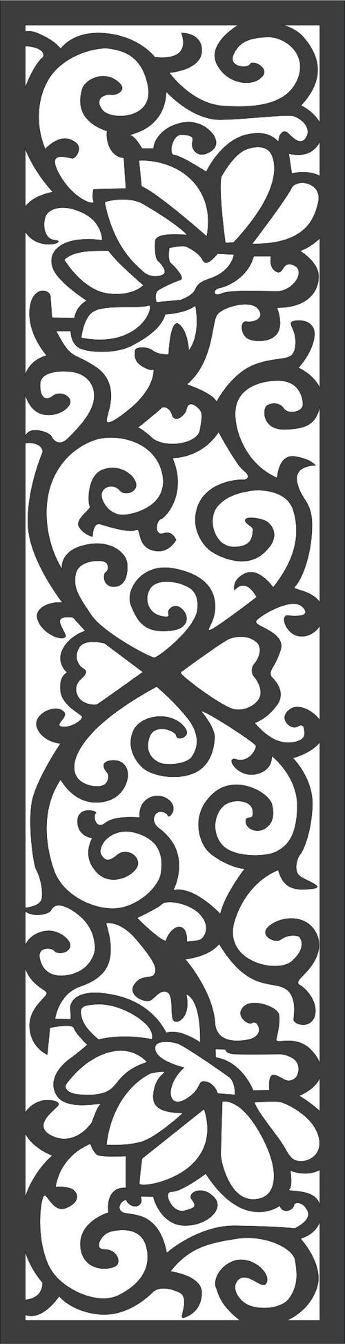 طرح برش لیزری پارتیشن پنجره مشبک درز طرح - laser cut privacy partition window lattice seamless designs - برای دستگاه CNC چوب و لیزر (سی ان سی)
