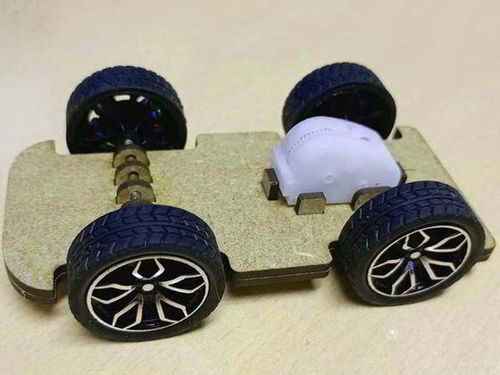 طرح قالب ماشین اسباب بازی با برش لیزر قالب ماشین کششی - laser cut pullback motor chassis toy car template ve - برای دستگاه CNC چوب و لیزر (سی ان سی)