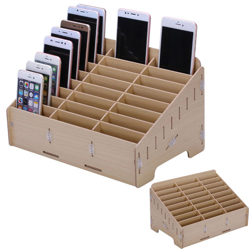 طرح قفسه برش لیزری برای تلفن همراه 3D پازل - laser cut rack for mobile phones 3d puzzle ve - برای دستگاه CNC چوب و لیزر (سی ان سی)