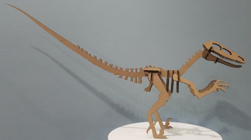 طرح برش لیزری رپتور دایناسور ولوسیراپتور لباس - laser cut raptor dinosaur velociraptor - برای دستگاه CNC چوب و لیزر (سی ان سی)