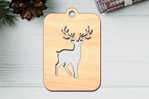 طرح برش لیزری گوزن شمالی دانه برف عروسک تزئینات کریسمس - laser cut reindeer snowflake bauble christmas decorations ve - برای دستگاه CNC چوب و لیزر (سی ان سی)