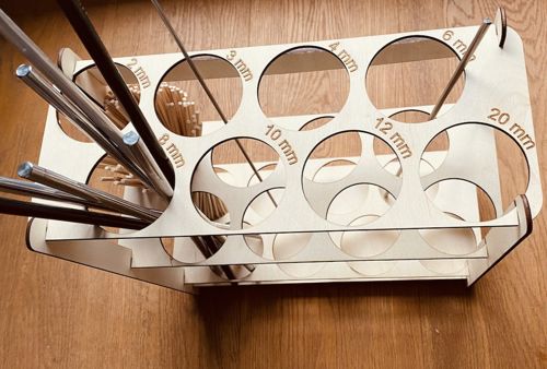 طرح برش لیزری میله پایه - laser cut rod stand jpeg - برای دستگاه CNC چوب و لیزر (سی ان سی)