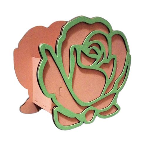 طرح جعبه گل رز برش لیزری هدایای روز ولنتاین جعبه گل ولنتاین - laser cut rose shaped box valentine day gifts valentine flower box ve - برای دستگاه CNC چوب و لیزر (سی ان سی)