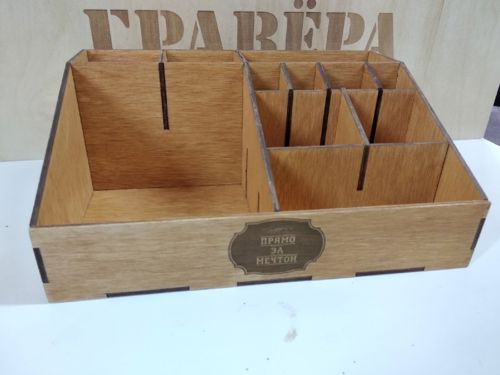 طرح میز سازمان‌دهنده دفتر لیزر روتر - laser cut router desk organizer office ve - برای دستگاه CNC چوب و لیزر (سی ان سی)