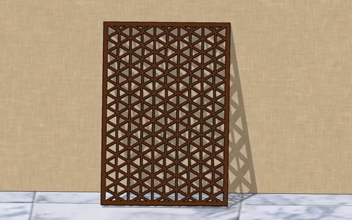 طرح برش لیزری درز گریل الگوی الگوی - laser cut seamless grill pattern - برای دستگاه CNC چوب و لیزر (سی ان سی)