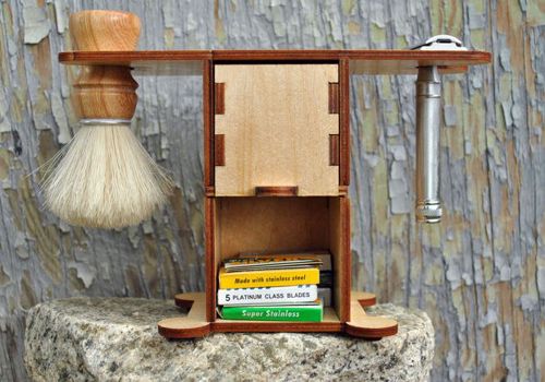 طرح برش لیزری دستگاه اصلاح پایه - laser cut shaving gear stand ve - برای دستگاه CNC چوب و لیزر (سی ان سی)