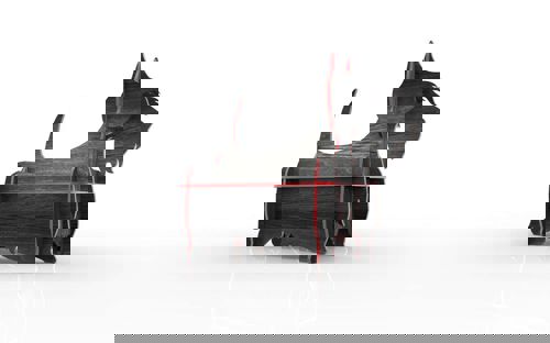 طرح قفسه سگ برش لیزری طرح - laser cut shelf dog layout ve - برای دستگاه CNC چوب و لیزر (سی ان سی)