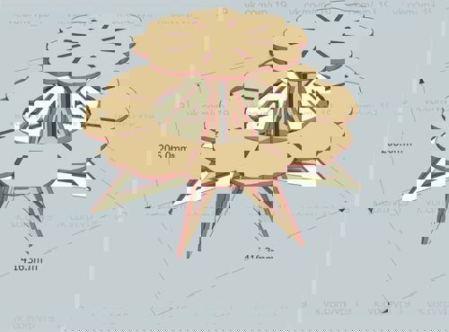 طرح قفسه برش لیزری برای گل‌ها هزینه - laser cut shelf layout for flowers ve - برای دستگاه CNC چوب و لیزر (سی ان سی)