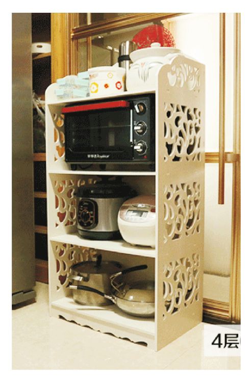طرح قفسه برش لیزری برای آشپزخانه سه بعدی پازل - laser cut shelf rack for kitchen 3d puzzle ve - برای دستگاه CNC چوب و لیزر (سی ان سی)