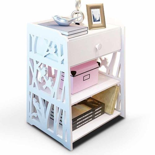طرح قفسه برش لیزری با کشو نگهداری کابینت کنار میز - laser cut shelf with drawers storage cabinet side table ve - برای دستگاه CNC چوب و لیزر (سی ان سی)