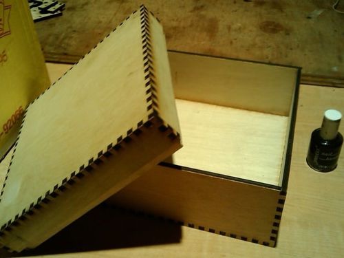 طرح جعبه کوچک برش لیزری درب - laser cut small box with lid - برای دستگاه CNC چوب و لیزر (سی ان سی)