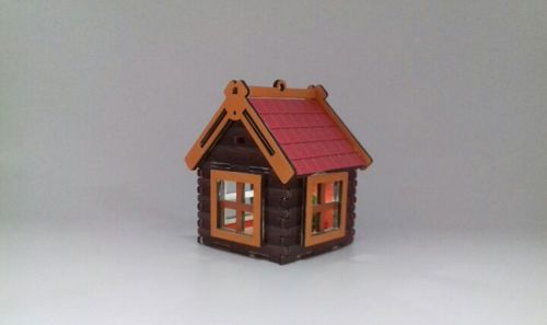 طرح پروژه‌های خانه کوچک برش لیزری - laser cut small house projects ve - برای دستگاه CNC چوب و لیزر (سی ان سی)