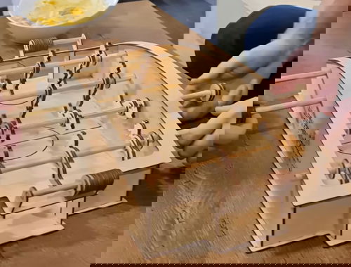 طرح میز بازی فوتبال برش لیزری تخته سه‌لایه - laser cut soccer football game table 3mm plywood ve - برای دستگاه CNC چوب و لیزر (سی ان سی)