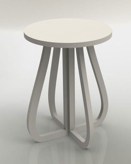 طرح مبلمان چهارپایه برش لیزری - laser cut stool furniture plans - برای دستگاه CNC چوب و لیزر (سی ان سی)