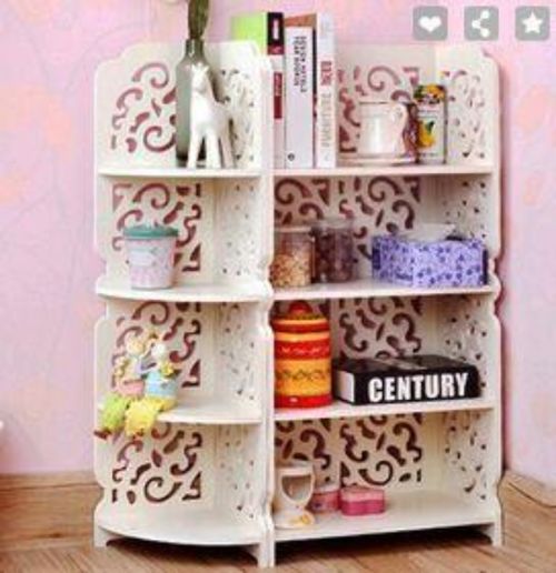 طرح قالب قفسه نگهداری برش لیزری سه بعدی پازل - laser cut storage rack template 3d puzzle ve - برای دستگاه CNC چوب و لیزر (سی ان سی)